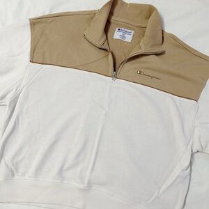 Champion Contrast Quarter Zip Up